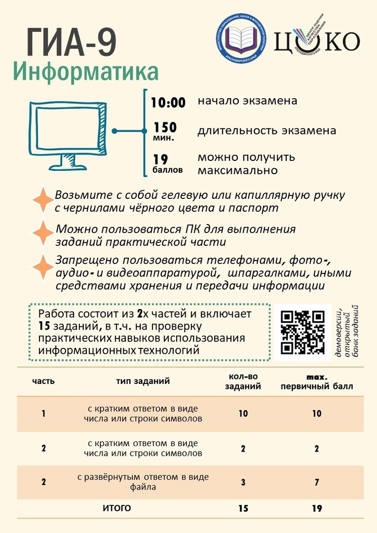 Официальный сайт МБУ «Лицей № 57» г.о. Тольятти - ОГЭ 2024